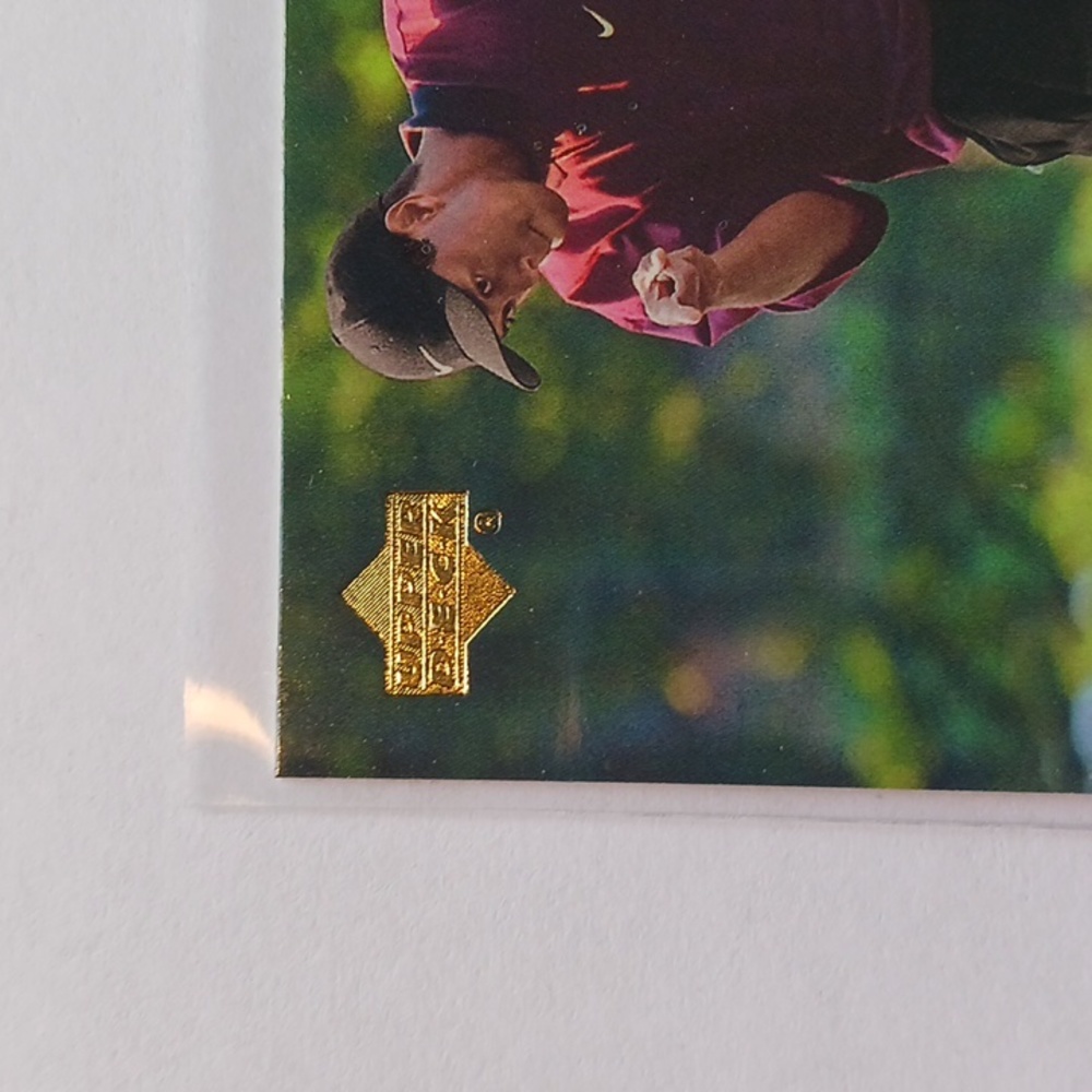 Tiger Woods Upper Deck Rookie Card #1 Gem 💎 Mint Condition 👌 2001 PGA Golf - Picture 5 of 10